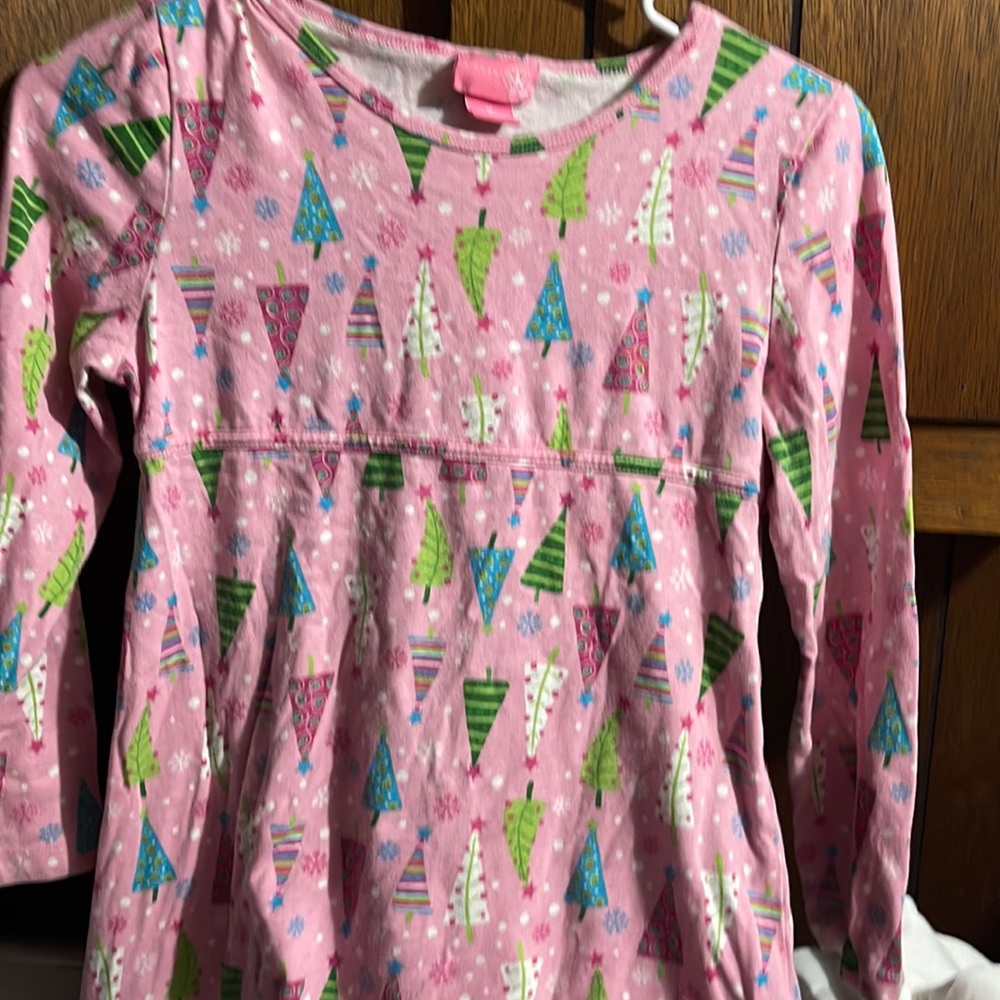 Pink Christmas tree dress